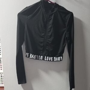 SHEIN Black Crop Jacket